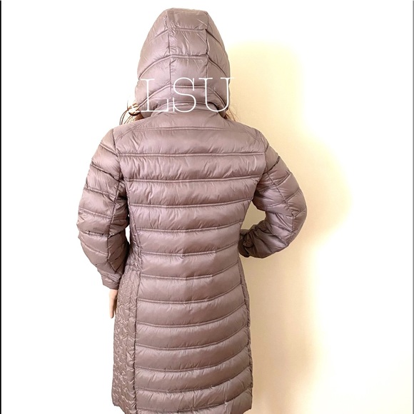 Michael Kors 🔥SALE!🔥 Hooded Packable Down Puffer Coat Taup 77T4377M82 - Picture 10 of 14